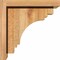 Ekena Millwork Pescadero Rough Sawn Corbel w/Backplate, Western Red Cedar, 6"W x 10"D x 10"H COR06X10X10PEC01RWR - alternate 3